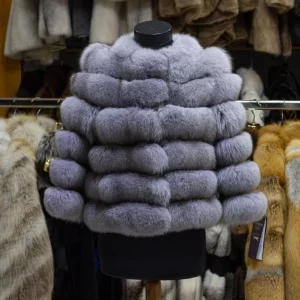 Sapphire fox fur jacket 1